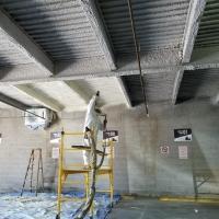 Spray Foam Condo Parking Garage Ceiling 42nd Ave Bayside NY 11361 (4)_thumbnail Spray Foam Insulation | Home Insulation | New York NY